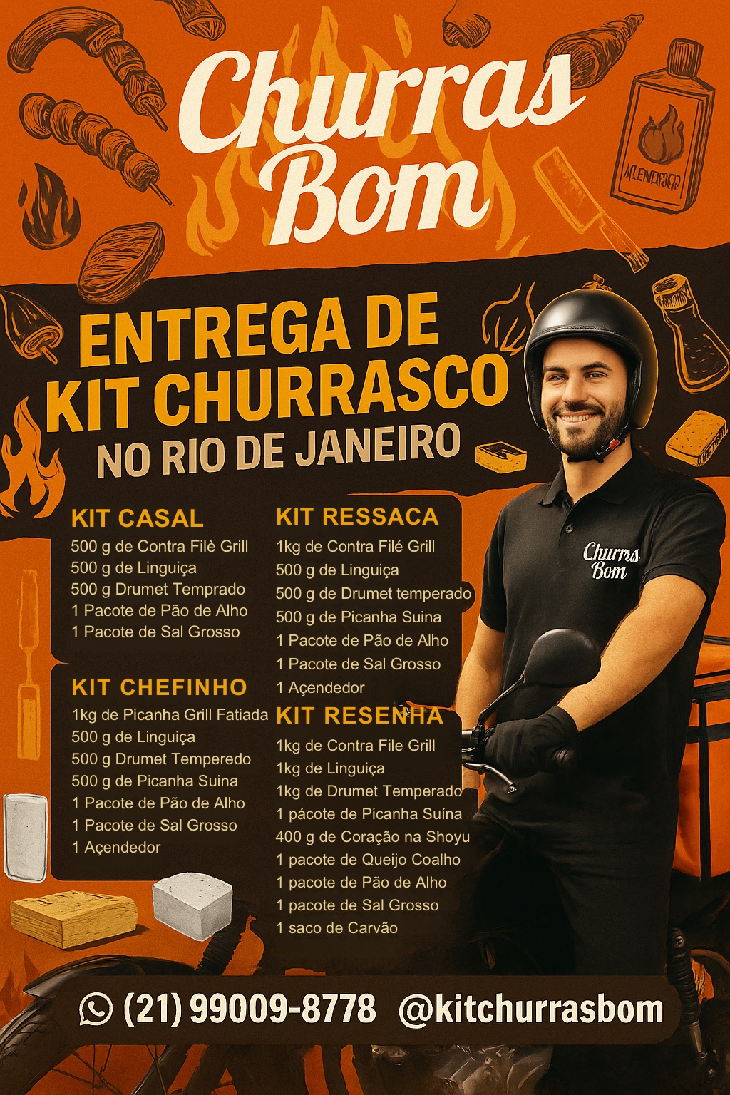 Foto de Kit Churrasco Churras Bom