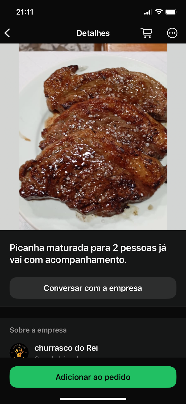 Churrasco do rei