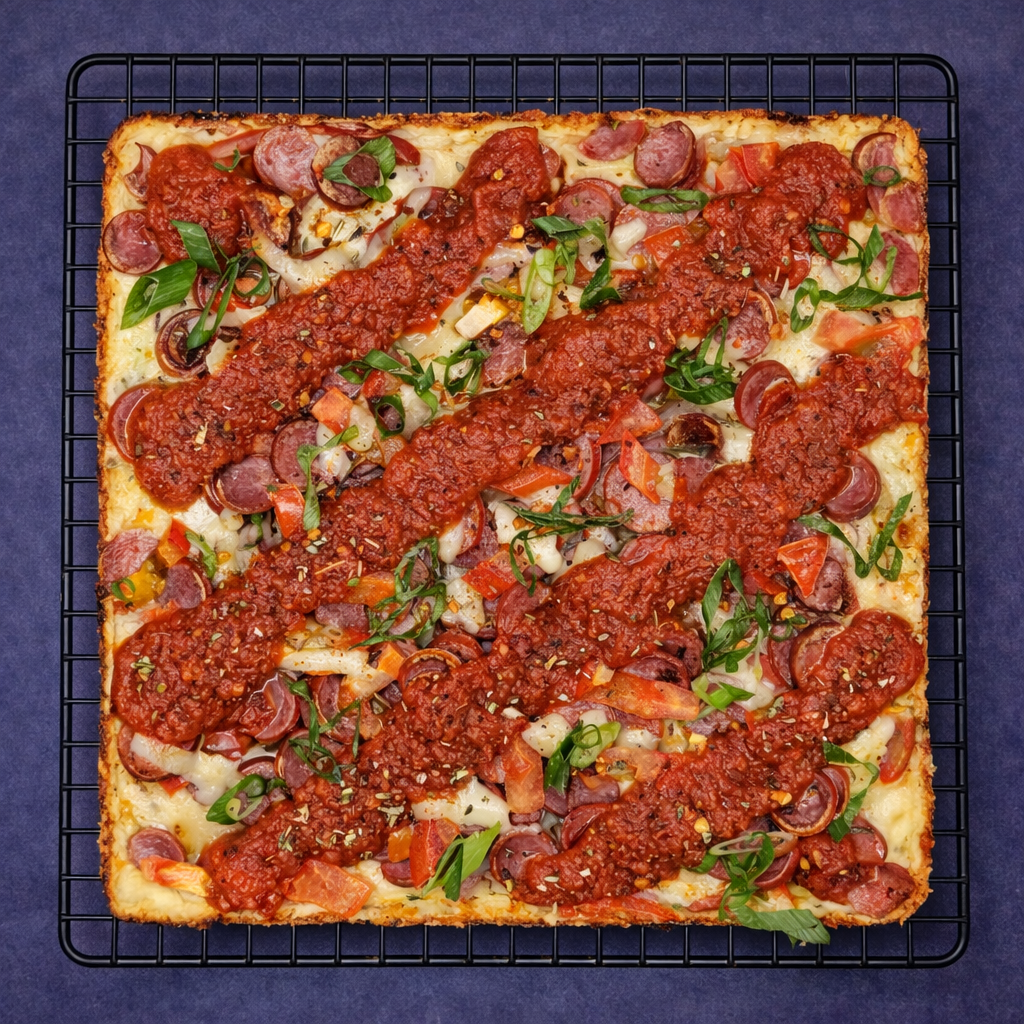 Crispy Borda Pizza