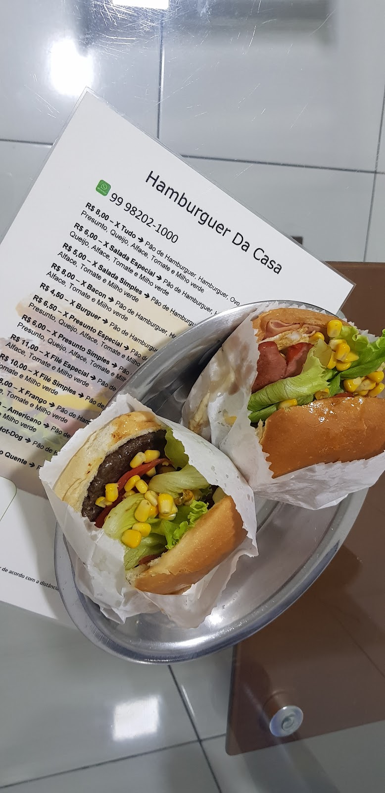 Hambúrguer da casa
